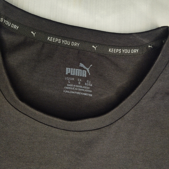 NEW Puma Logo Black Tank Top Size Large - Picture 2 of 4